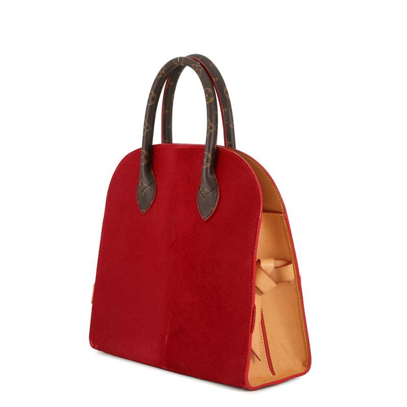 ルイヴィトン ハンドバッグ モノグラム/ハラコ アイコノクラスト M41234 LOUIS VUITTON バッグ クリスチャン・ルブタン コラボ