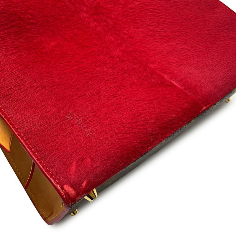 ルイヴィトン ハンドバッグ モノグラム/ハラコ アイコノクラスト M41234 LOUIS VUITTON バッグ クリスチャン・ルブタン コラボ