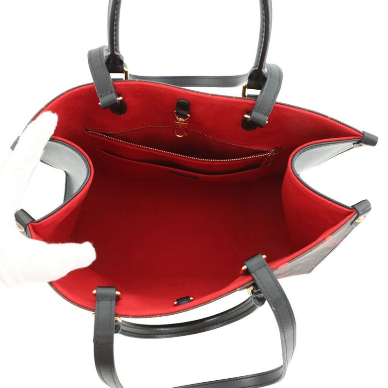 ルイヴィトン トートバッグ モノグラム・アンプラント オンザゴー MM フォールインラブ M45888 2way  香港限定