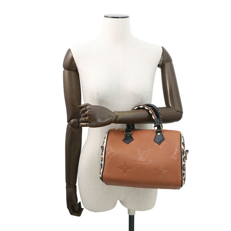 ルイヴィトン ハンドバッグ モノグラム・アンプラント スピーディ・バンドリエール25 M45840 2wayショルダー レオパード 2021年秋