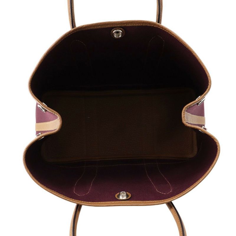 エルメス トートバッグ ガーデンパーティTPM カシス/アルザン/シルバー金具 トワルオフィシエ/ネゴンダ B刻印