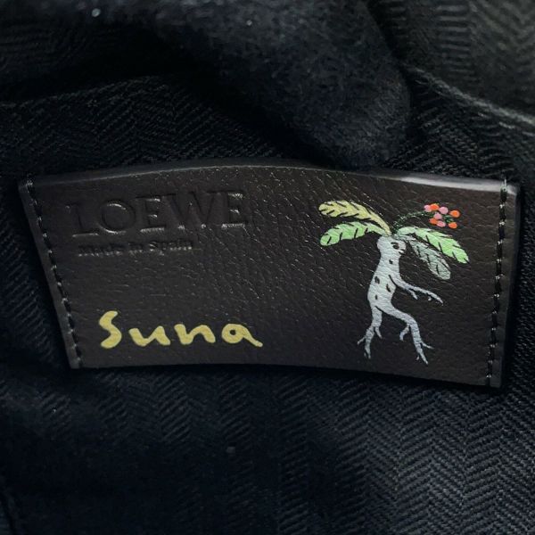 ロエベ ショルダーバッグ スナフジタコラボ マンドラゴラ キュービィ レザー B906Q63X02 LOEWE