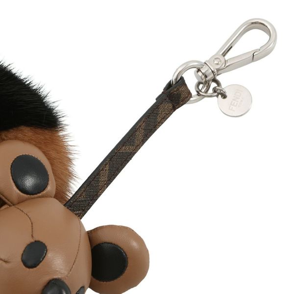 フェンディ バッグチャーム ファーレット リス ミンクファー 7AS410AYEBF1HRM FENDI チャーム