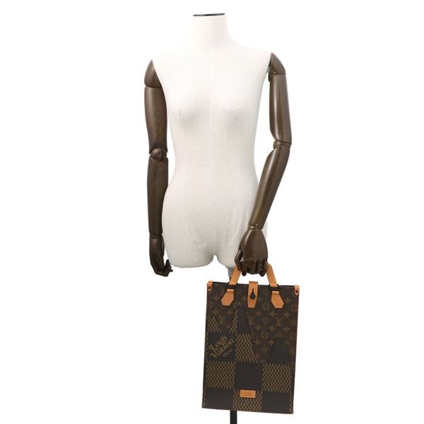 ルイヴィトン ハンドバッグ ダミエ・エベヌ ジャイアント モノグラム ミニトート N40355 2way NIGOコラボ ヴァージル・アブロー