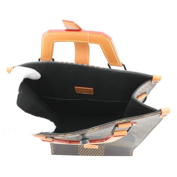 ルイヴィトン ハンドバッグ ダミエ・エベヌ ジャイアント モノグラム