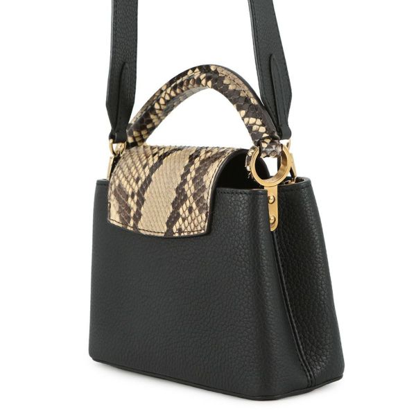 ルイヴィトン ハンドバッグ トリヨンレザー/パイソン カプシーヌ MINI