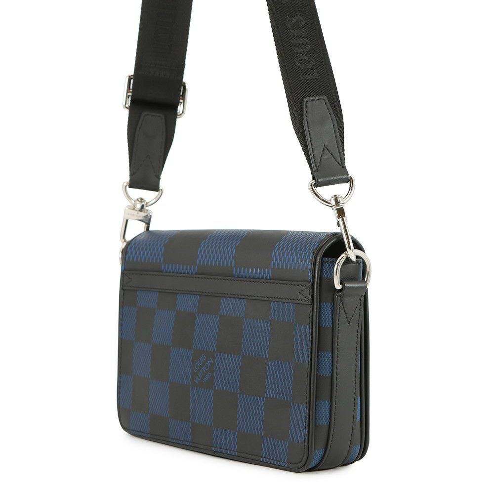 ルイヴィトン ショルダーバッグ ダミエ・アンフィニ3D ステュディオ・メッセンジャー N50037 LOUIS VUITTON 黒 ブラック