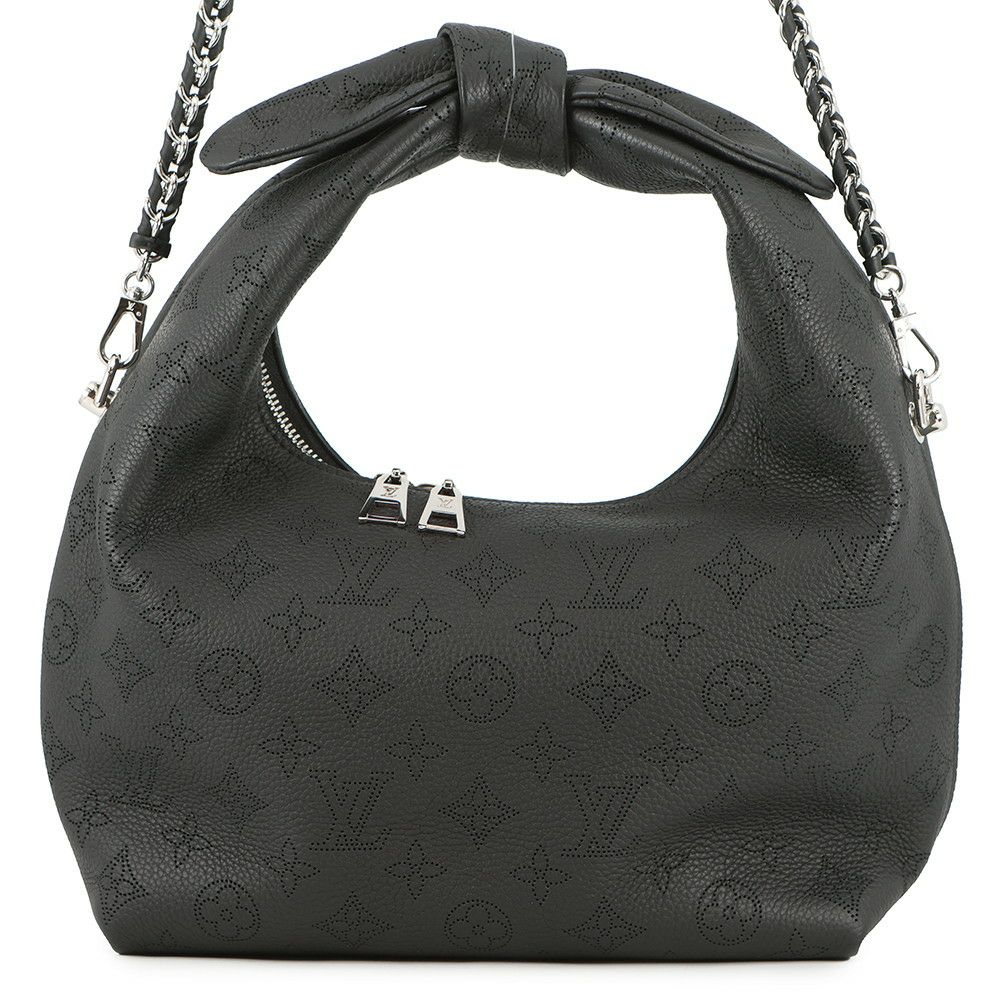 ルイヴィトン ハンドバッグ モノグラム・マヒナ ホワイ・ノットPM M20703 2way 黒 ブラック