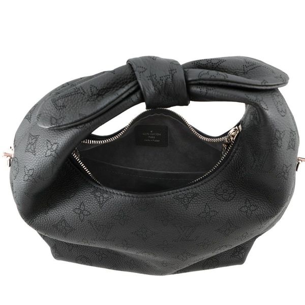 ルイヴィトン ハンドバッグ モノグラム・マヒナ ホワイ・ノットPM M20703 2way 黒 ブラック