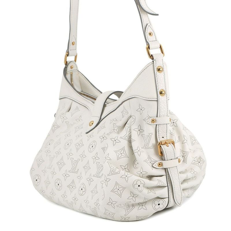 ルイヴィトン ショルダーバッグ モノグラム・マヒナ マヒナ XS M95661 LOUIS VUITTON ヴィトン バッグ 白