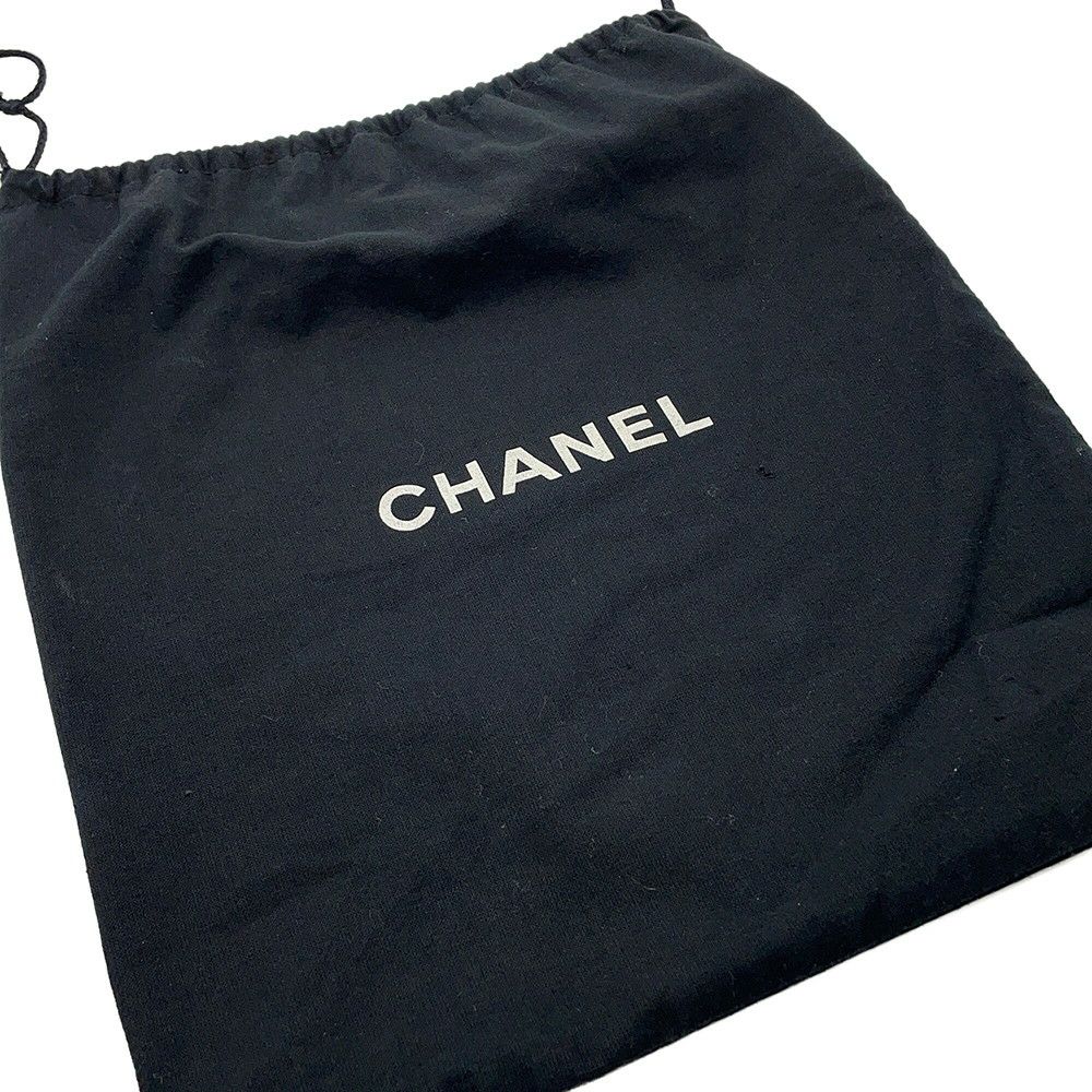 シャネル バニティバッグ ココマーク キャビアスキン 縦型 A01998 CHANEL 化粧ポーチ コスメポーチ 黒