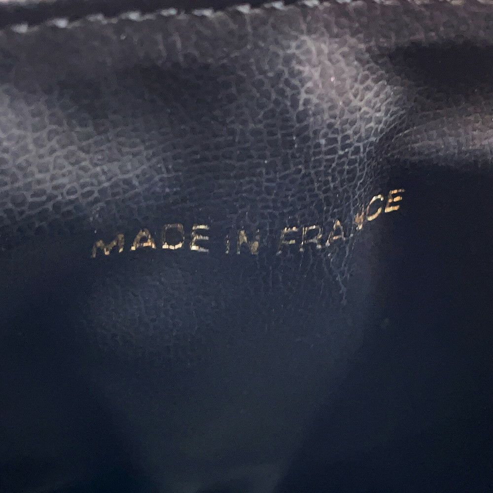 シャネル バニティバッグ ココマーク キャビアスキン 縦型 A01998 CHANEL 化粧ポーチ コスメポーチ 黒