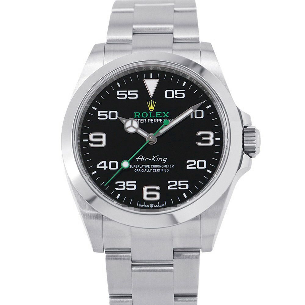 ロレックス エアキング ランダムシリアル ルーレット 126900 ROLEX 腕時計 黒文字盤