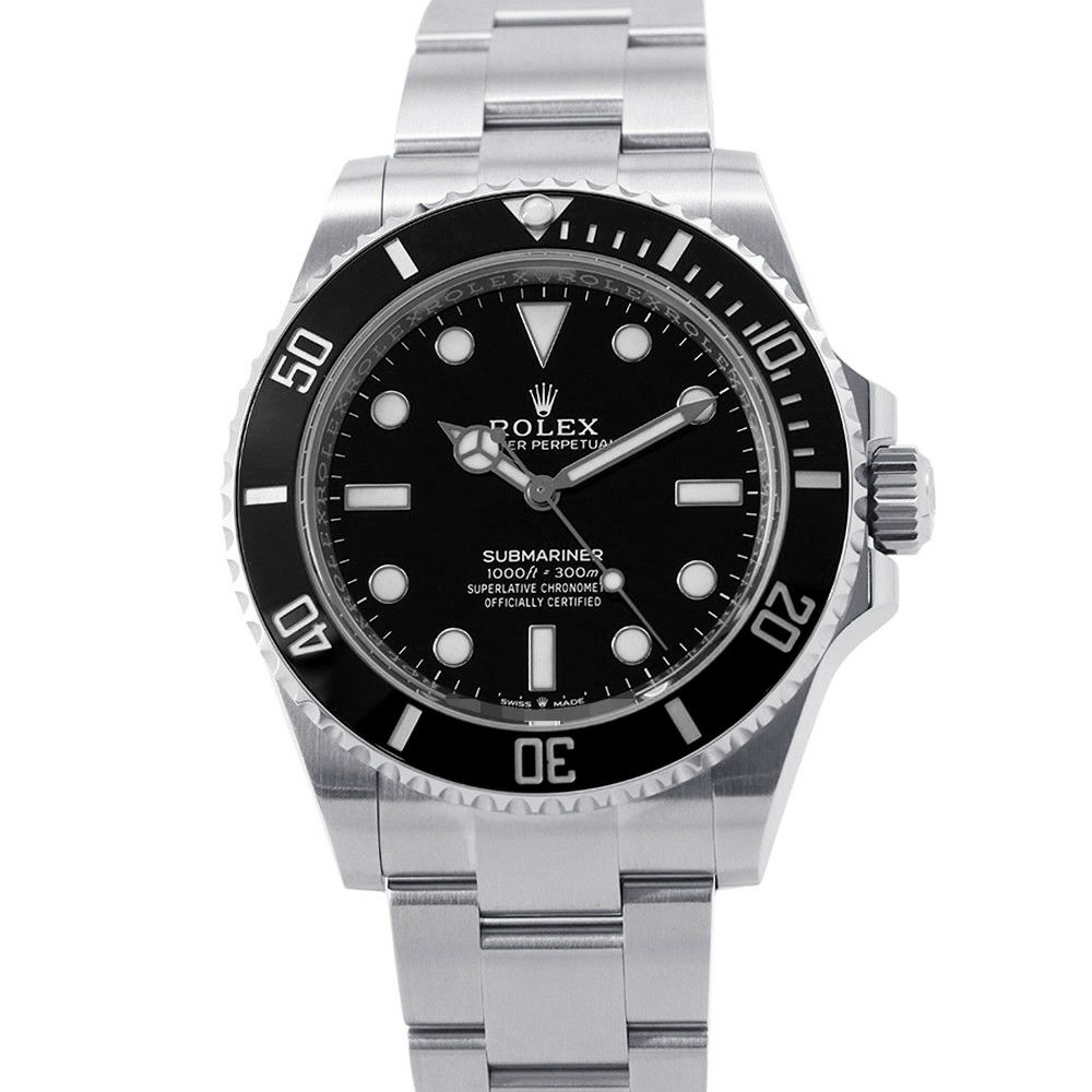 ロレックス サブマリーナ ノンデイト ランダムシリアル ルーレット 124060 ROLEX 腕時計 ウォッチ 黒文字盤