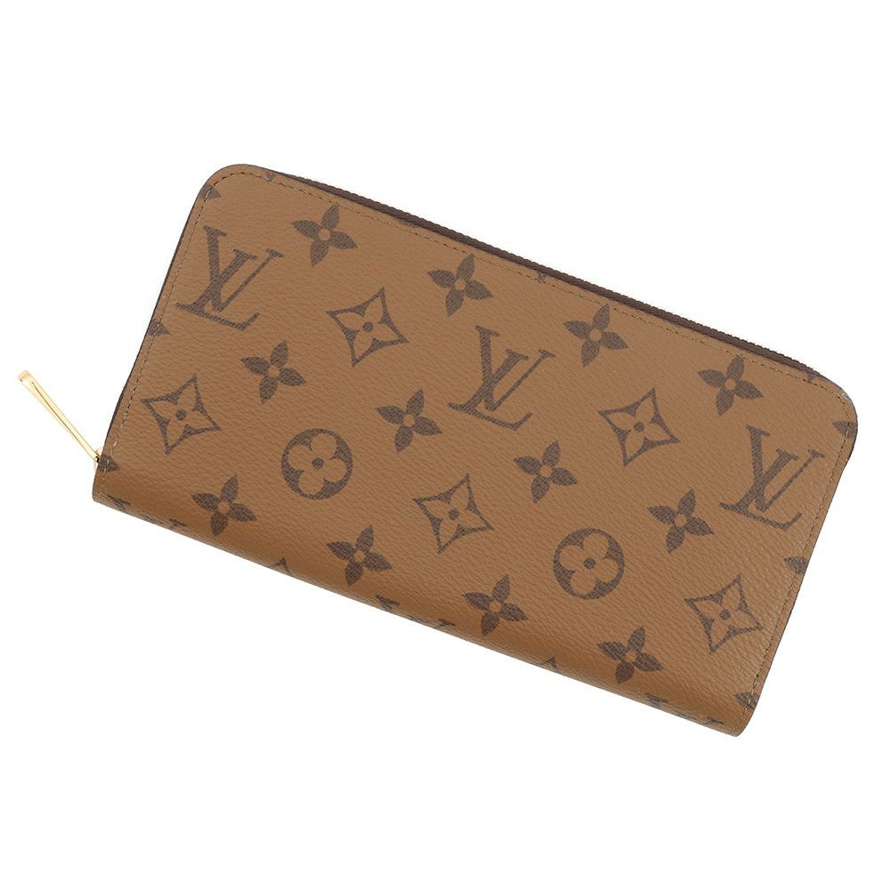 ルイヴィトン 長財布 モノグラム・リバース ジッピー・ウォレット M82444 LOUIS VUITTON 黒