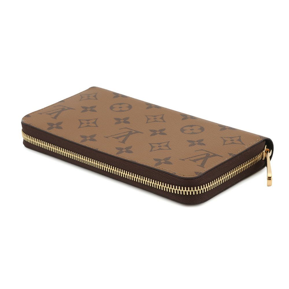 ルイヴィトン 長財布 モノグラム・リバース ジッピー・ウォレット M82444 LOUIS VUITTON 黒