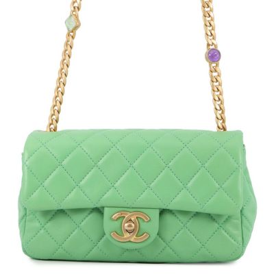 シャネル チェーンショルダーバッグ マイクロ ミニ マトラッセ ココ