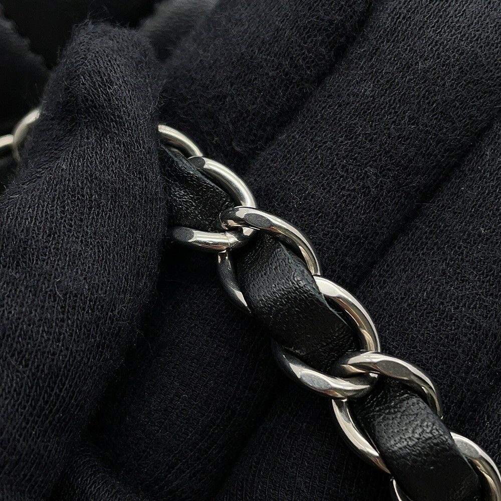 シャネル チェーンショルダーバッグ マトラッセ23 ココマーク ダブルチェーン ラムスキン A01113 CHANEL バッグ 黒