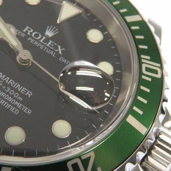 ロレックス サブマリーナ グリーン デイト ランダムシリアル ルーレット 116610LV ROLEX 腕時計 ウォッチ