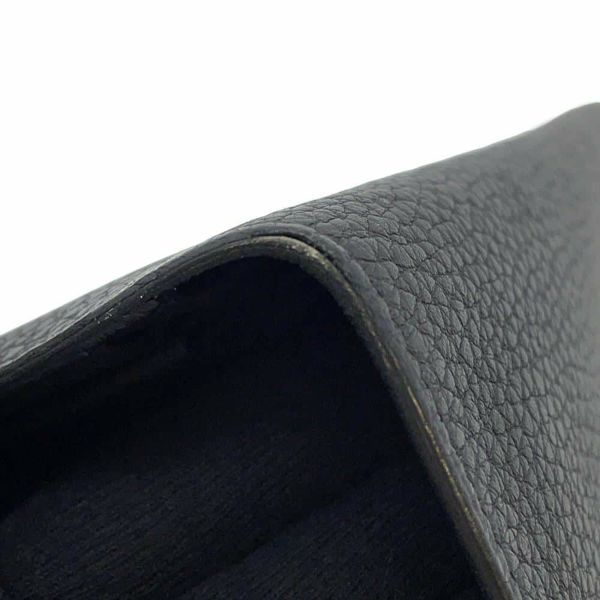 エルメス 長財布 ドゴンGM ブラック/シルバー金具 トリヨクレマンス Y刻印 HERMES 財布 黒