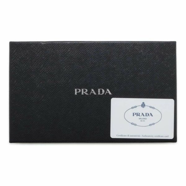 プラダ スマホポーチ サフィアーノ ロゴ 2ZH064 PRADA ポーチ メンズ 黒