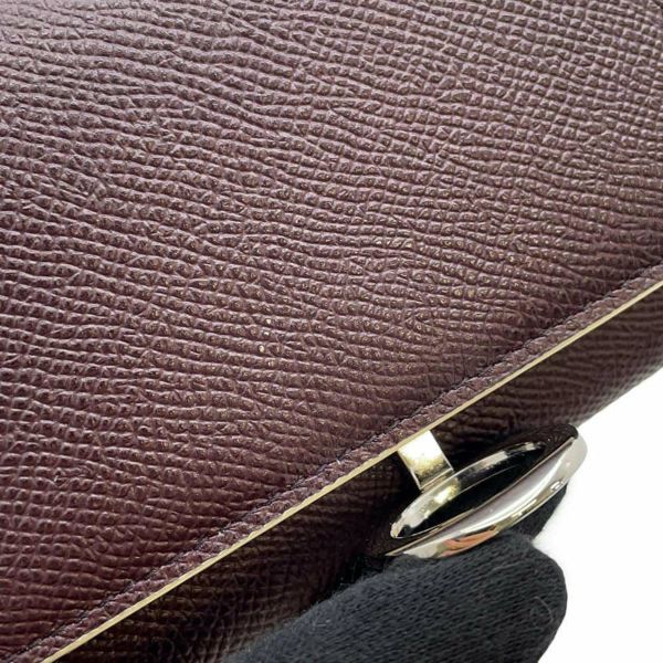 ブルガリ 三つ折り財布 ロゴクリップ コンパクトウォレット バイカラー BVLGARI WALLET