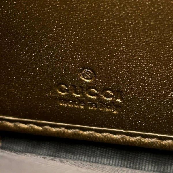 グッチ 長財布 マイクログッチシマ ラウンドファスナー エナメル 308005 GUCCI 財布