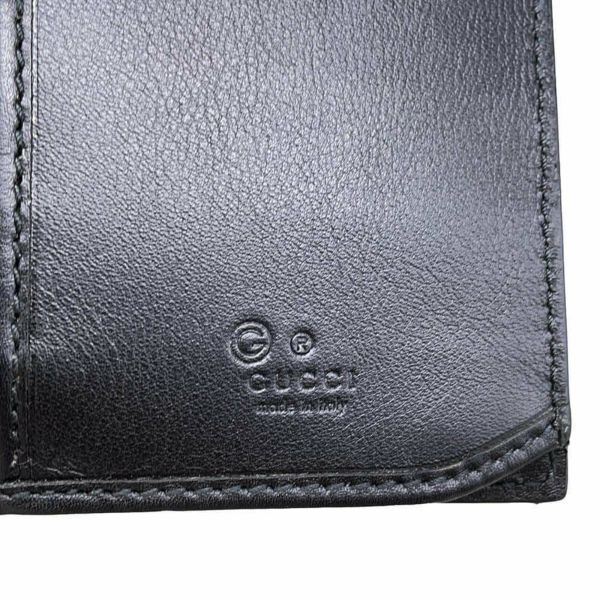 グッチ 長財布 マイクロ グッチシマ レザー 544479 GUCCI 財布 二つ折り財布 ウォレット 黒