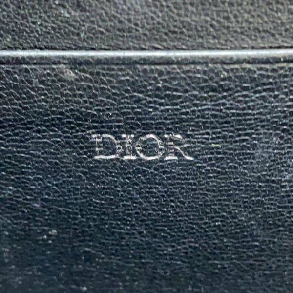 クリスチャン・ディオール ショルダーバッグ オブリーク サドル メッセンジャーポーチ 2ADCA364 Christian Dior 黒