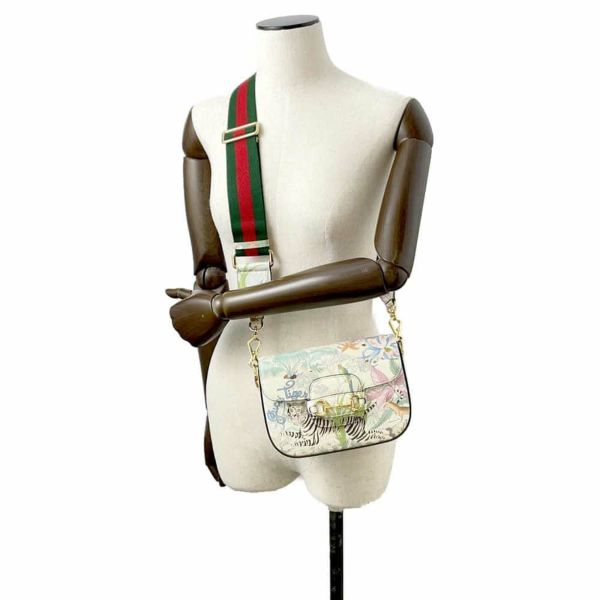 グッチ ショルダーバッグ ホースビット 1955 アニマルプリント 677266 GUCCI バッグ