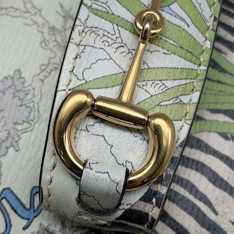 グッチ ショルダーバッグ ホースビット 1955 アニマルプリント 677266 GUCCI バッグ