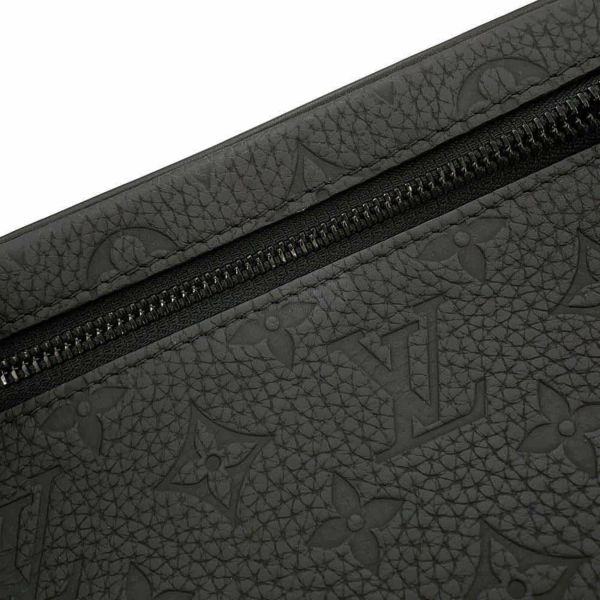 ルイヴィトン セカンドバッグ モノグラム・アンプラント ポシェット・ヴォルガ M55703 LOUIS VUITTON 黒 ブラック