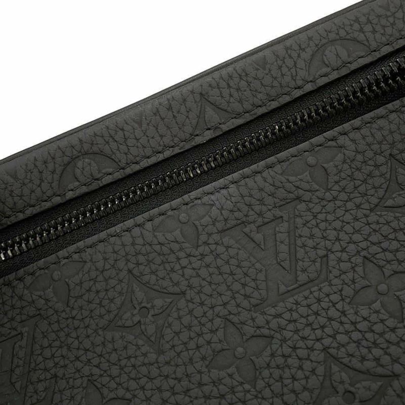 ルイヴィトン セカンドバッグ モノグラム・アンプラント ポシェット・ヴォルガ M55703 LOUIS VUITTON 黒 ブラック