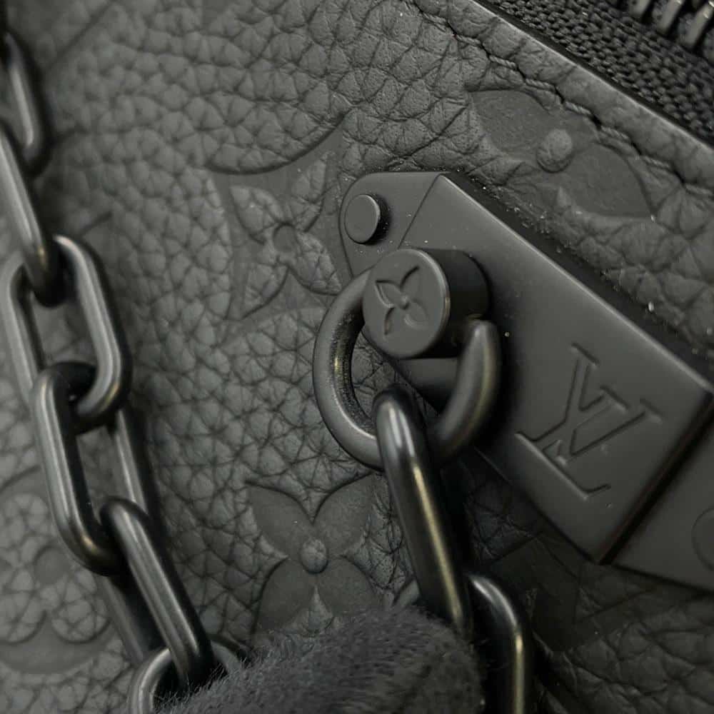 ルイヴィトン セカンドバッグ モノグラム・アンプラント ポシェット・ヴォルガ M55703 LOUIS VUITTON 黒 ブラック