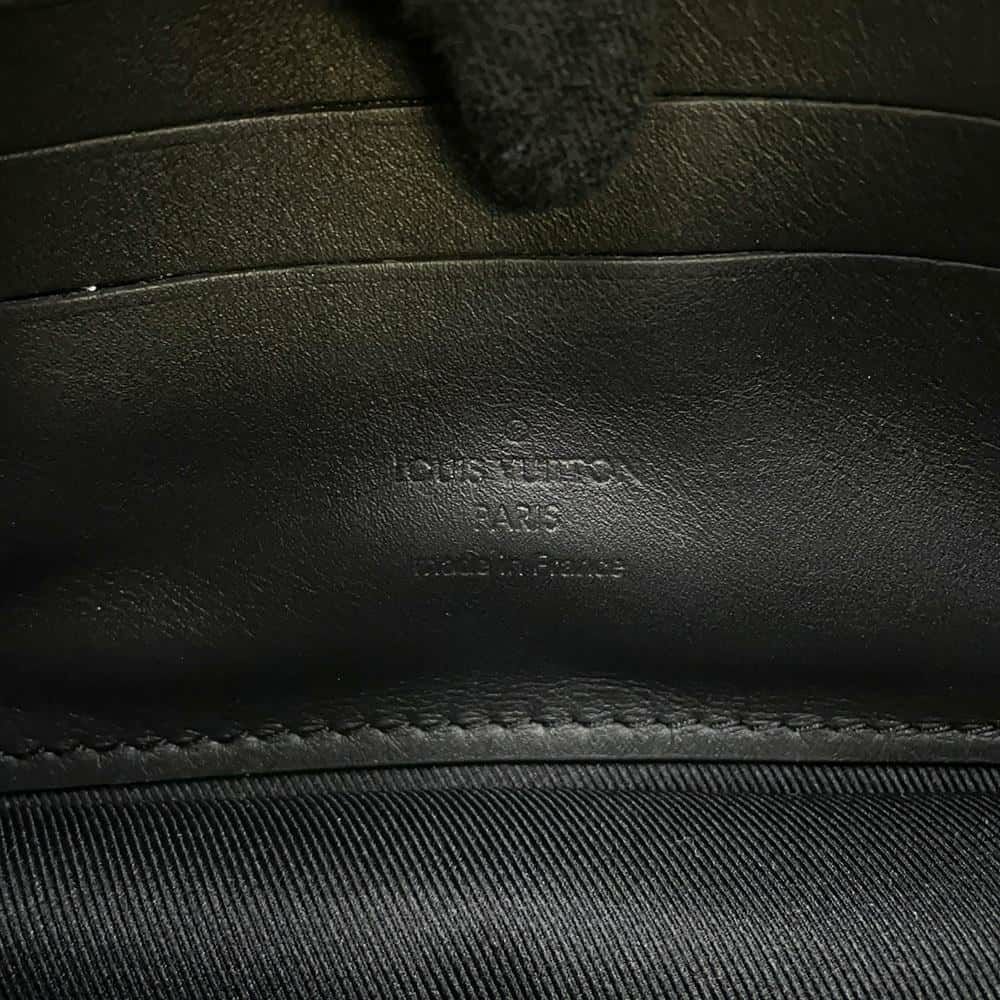 ルイヴィトン セカンドバッグ モノグラム・アンプラント ポシェット・ヴォルガ M55703 LOUIS VUITTON 黒 ブラック