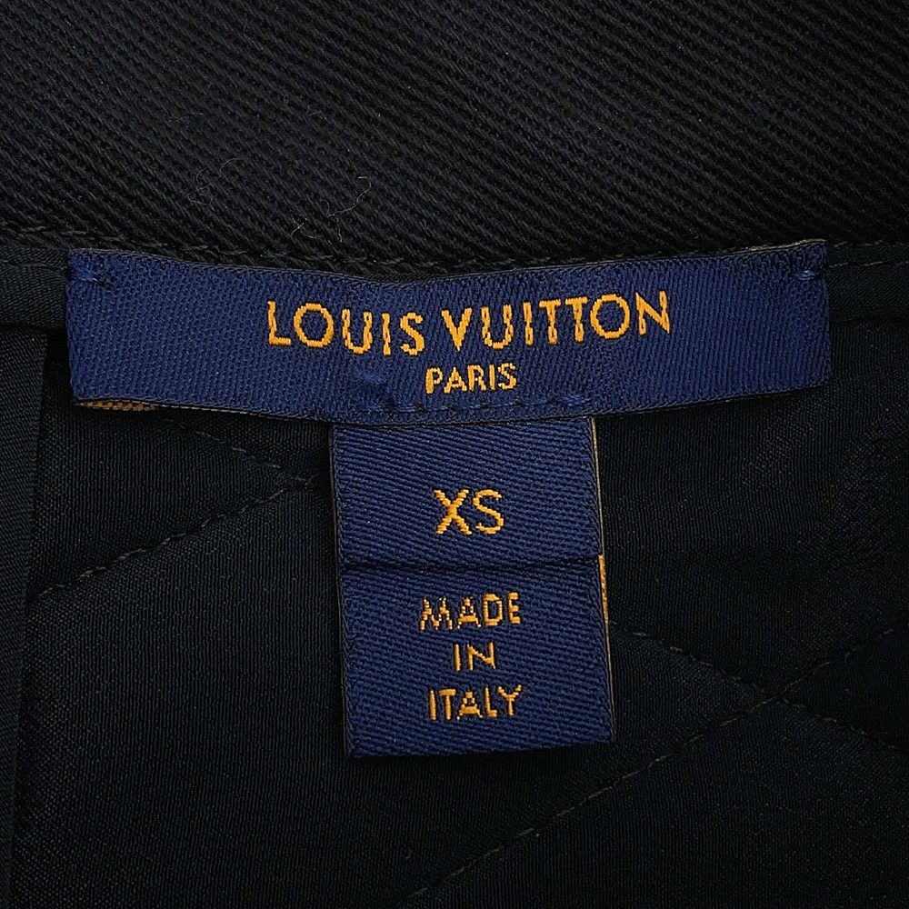 ルイヴィトン スカート ステンシルエフェクトモノグラム キルティング レディースサイズXS LOUIS VUITTON ボトムス ブラック 黒 白