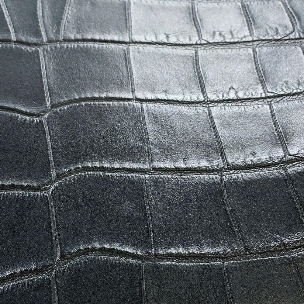 サンローランパリ トートバッグ マンハッタン クロコ型押しレザー 554039 SAINT LAURENT PARIS 黒