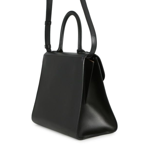 デルボー ハンドバッグ ルーモアMM カーフレザー AA0661AAM099ZPN Delvaux 2wayショルダー 黒