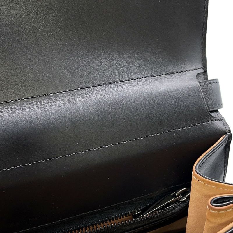 デルボー ハンドバッグ ルーモアMM カーフレザー AA0661AAM099ZPN Delvaux 2wayショルダー 黒