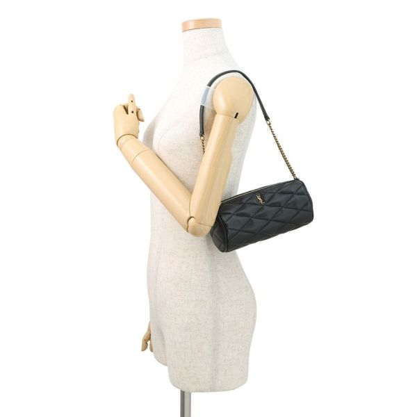 サンローランパリ ショルダーバッグ サド ミニチューブバッグ ラムスキン 699703 SAINT LAURENT PARIS 黒