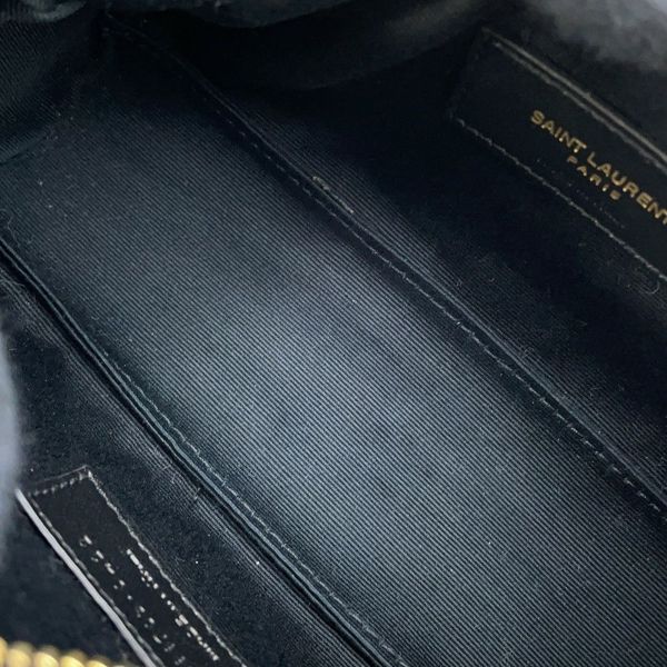 サンローランパリ ショルダーバッグ サド ミニチューブバッグ ラムスキン 699703 SAINT LAURENT PARIS 黒