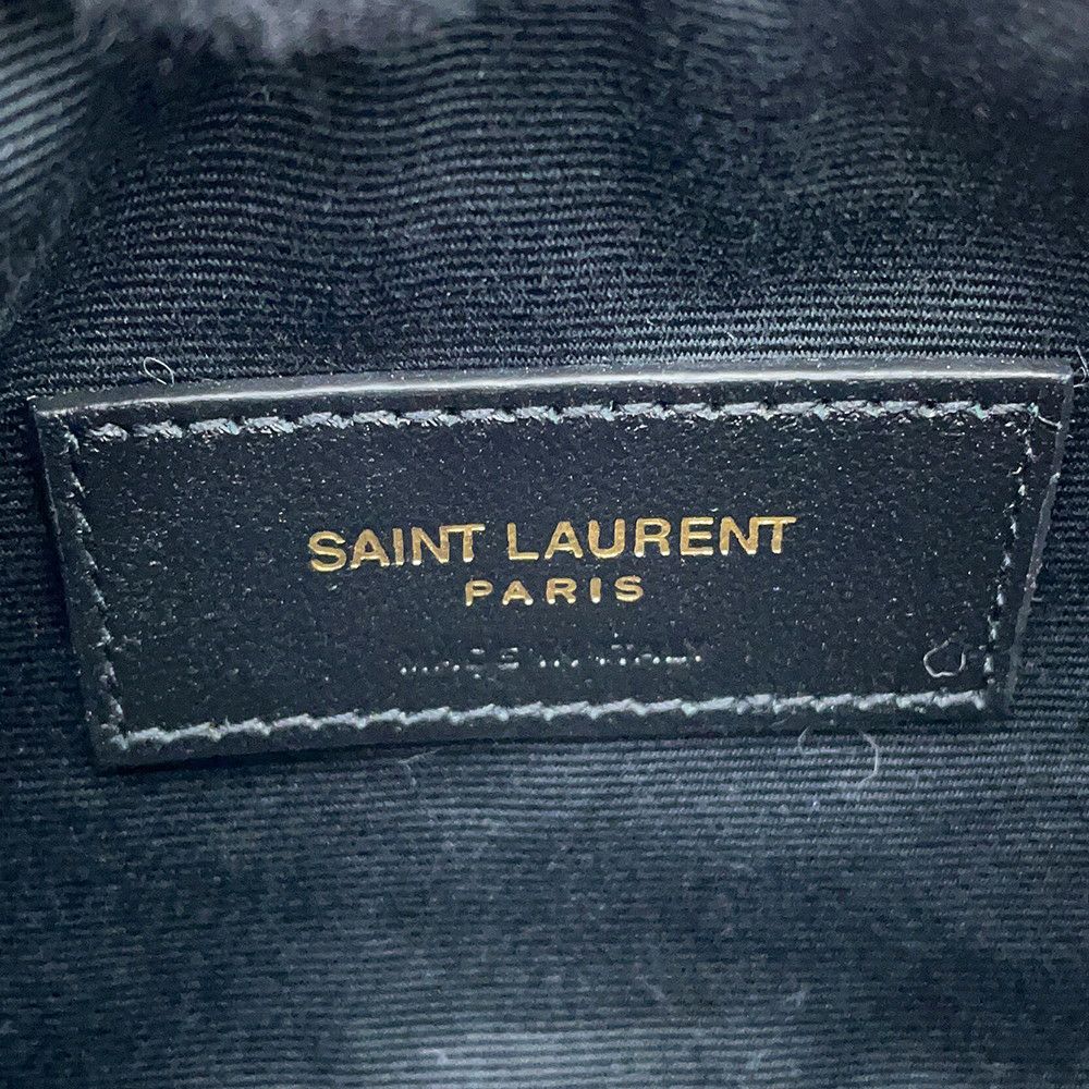 サンローランパリ ショルダーバッグ サド ミニチューブバッグ ラムスキン 699703 SAINT LAURENT PARIS 黒