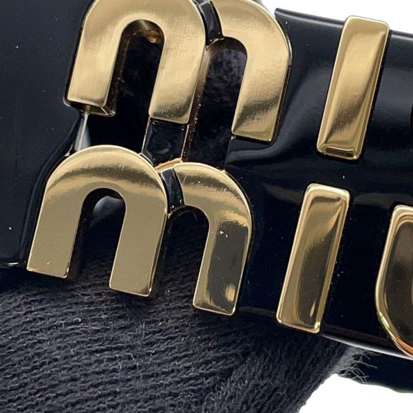 ミュウミュウ サングラス グリンプス ロゴ SMU11W MIUMIU アイウェア 黒