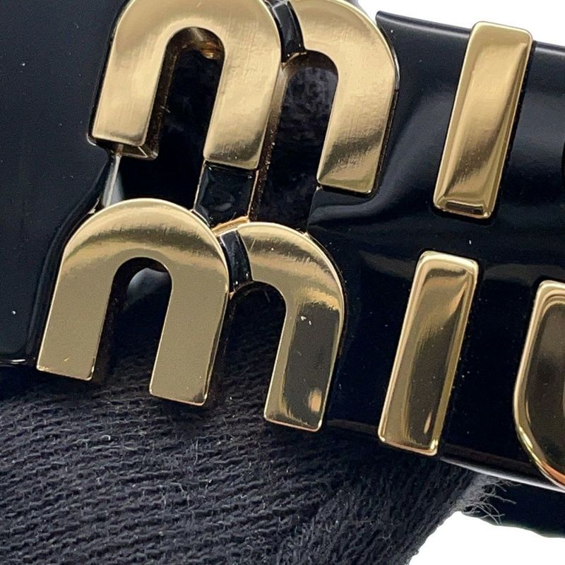 ミュウミュウ サングラス グリンプス ロゴ SMU11W MIUMIU アイウェア 黒