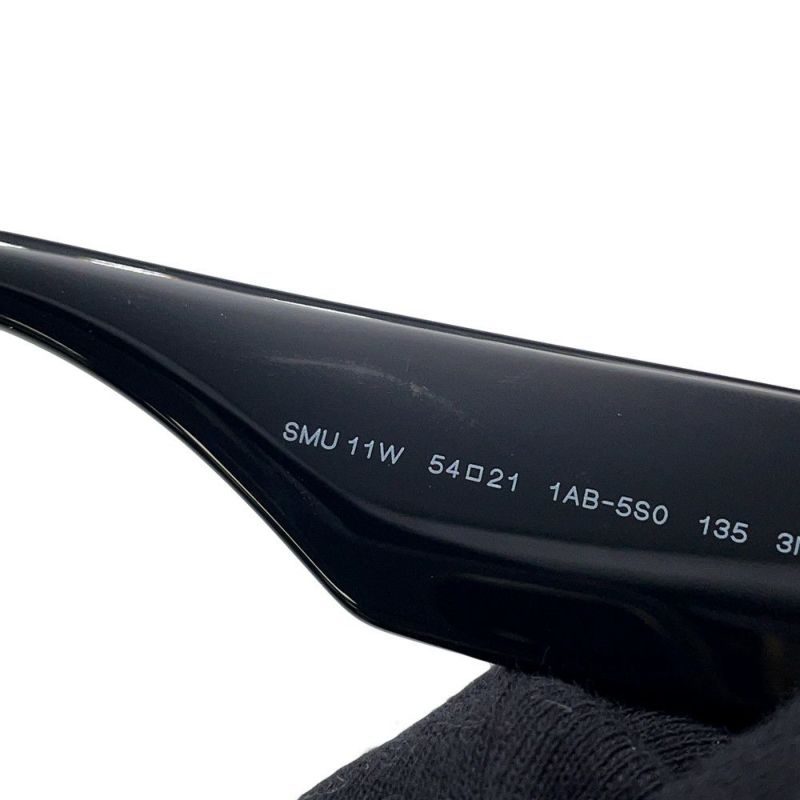 ミュウミュウ サングラス グリンプス ロゴ SMU11W MIUMIU アイウェア 黒