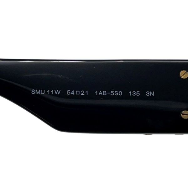 ミュウミュウ サングラス グリンプス ロゴ SMU11W MIUMIU アイウェア 黒