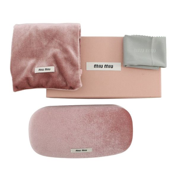 ミュウミュウ サングラス グリンプス ロゴ SMU11W MIUMIU アイウェア 黒