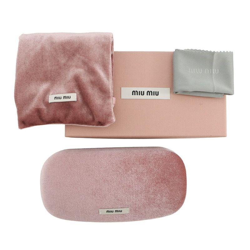 ミュウミュウ サングラス グリンプス ロゴ SMU11W MIUMIU アイウェア 黒