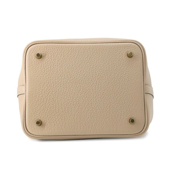 エルメス ハンドバッグ ピコタンロックMM トレンチ/ゴールド金具 トリヨンクレマンス K刻印