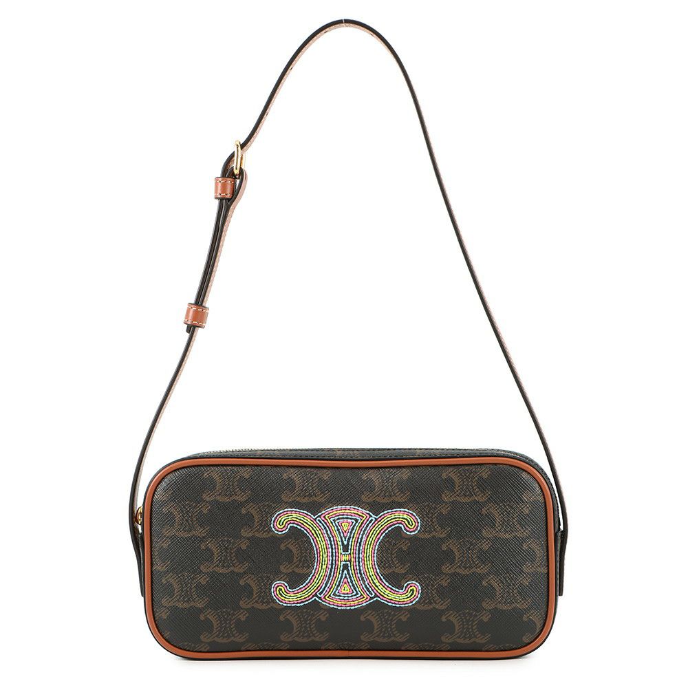 セリーヌ ハンドバッグ トリオンフ ミニカメラバッグ PVC レザー 10J582 CELINE